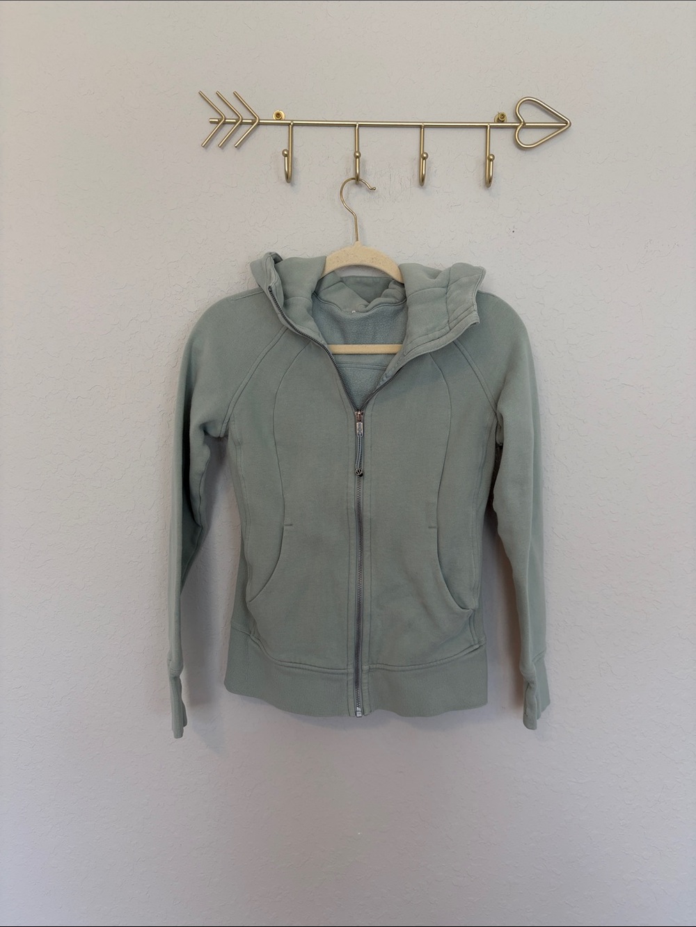 Lululemon Scuba Full-Zip Hoodie Sage Green Size 4